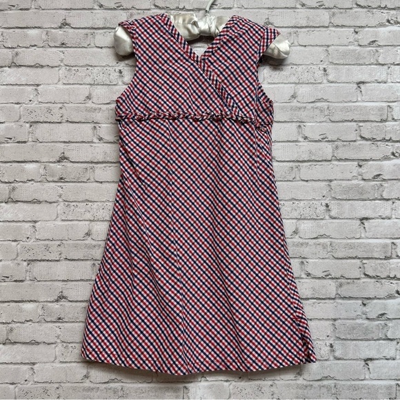 Fun to the 4th Size 3T Dress Patriotic USA Red White & Blue Checked July 4th - Picture 1 of 12